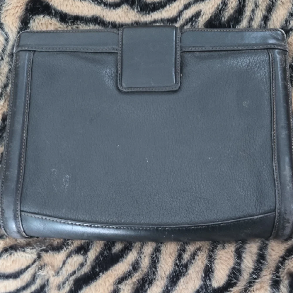 GUCCI Vintage Black GUCCI TOM FORD ERA Leather Men Authentic